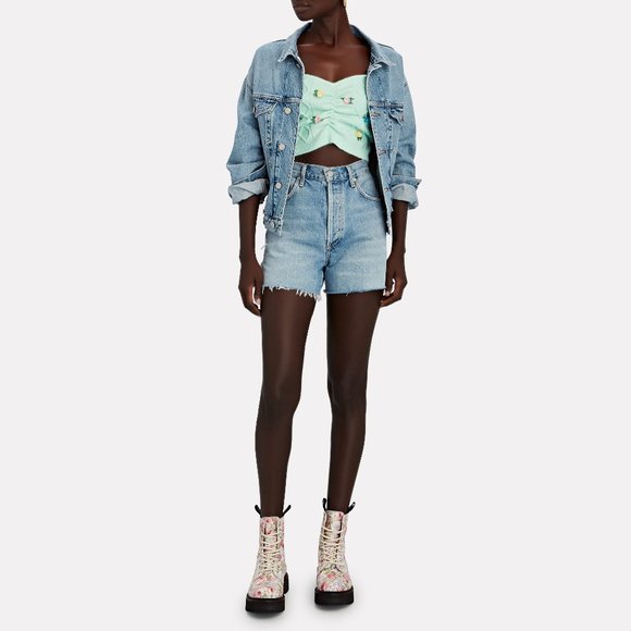 For Love & Lemons Sutton Floral Embroidered Knit Cami - Picture 4 of 8